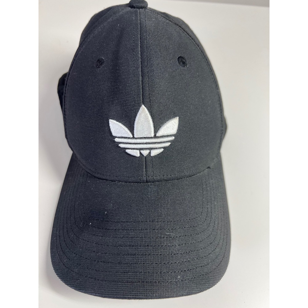 Adidas Originals Trefoil A-Flex Hat Black White Baseball Cap S/M